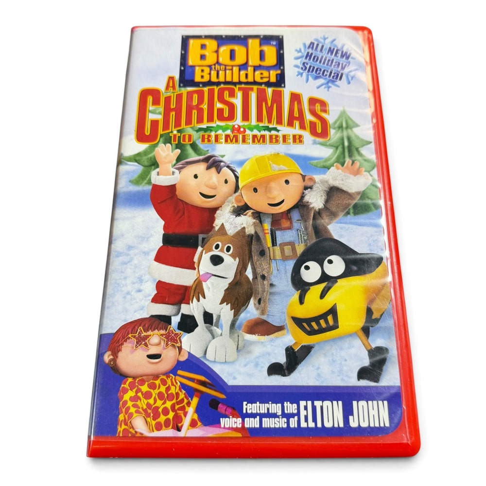 Bob the Builder A Christmas to Remember VHS Elton John Holiday Special 2003
